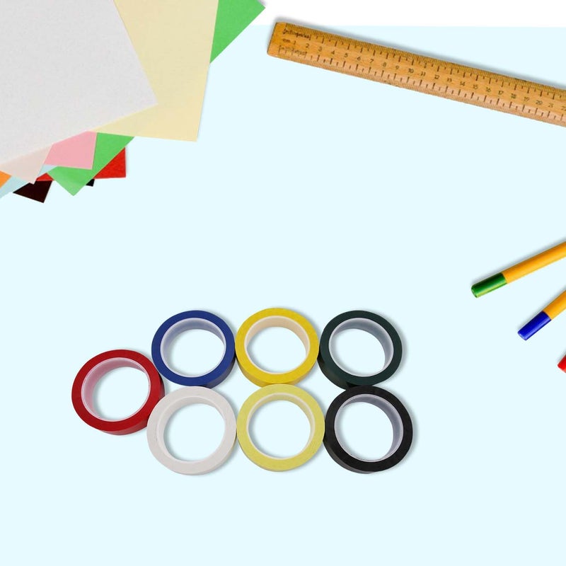 QIMAOO 15 Rolls 1/4" Pinstripe Tape Whiteboard Tape Line, 6mm Thin Dry Erase Board Tape Lines for Graphic Chart Art Tape Grid Marking, 216ft Per Roll - Image 3